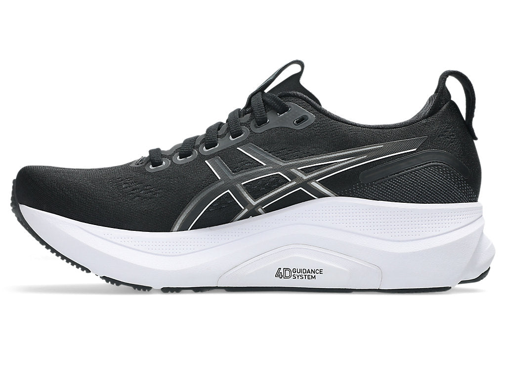 Asics Women's GEL-KAYANO 32 Wide (D) Running Shoes in Black/White
