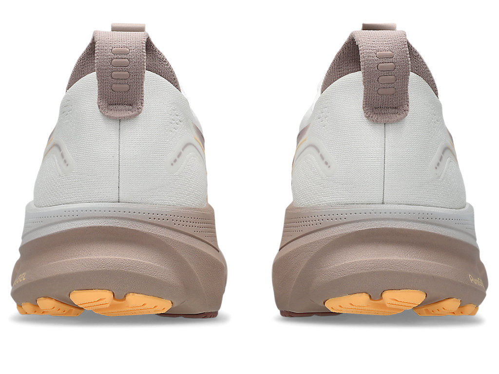 Asics Women's GEL-KAYANO 32 Wide (D) Running Shoes in White/Orange Glow