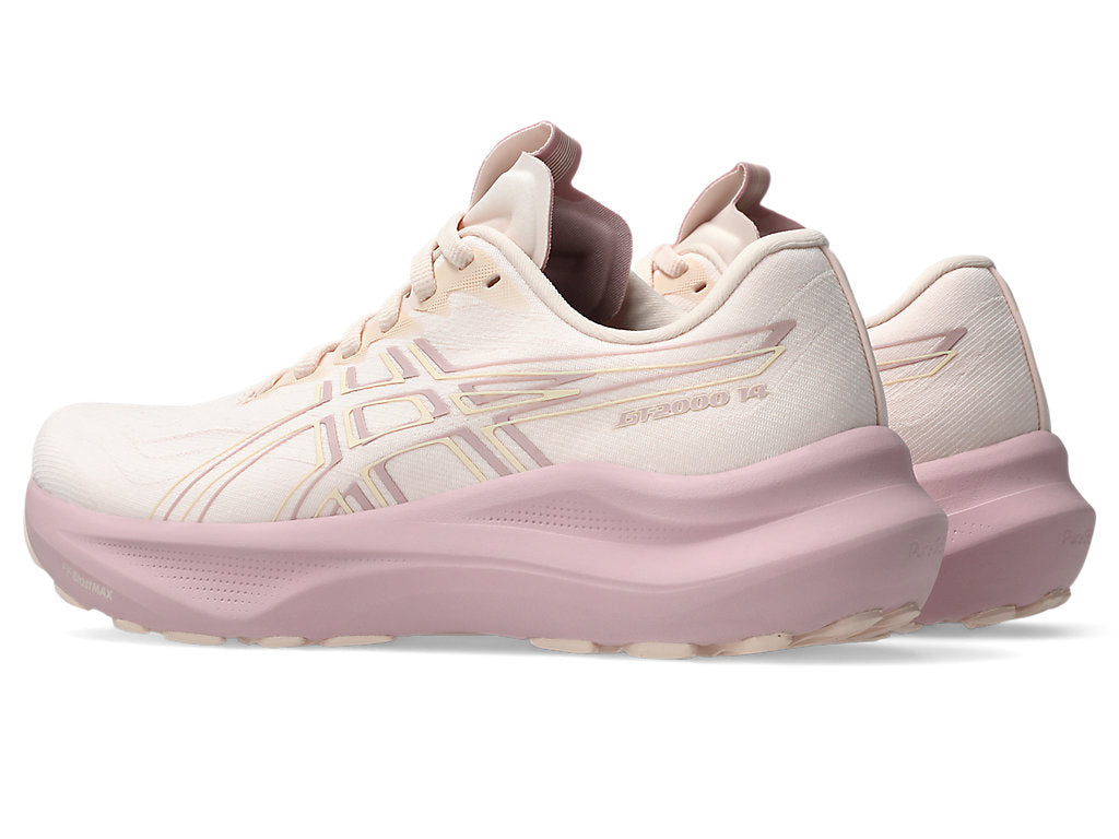 Asics Women's GT-2000 14 Wide (D) Running Shoes in Pearl Pink/Morganite
