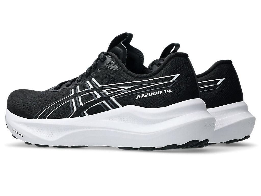 Asics Women's GT-2000 14 Running Shoes in Black/White