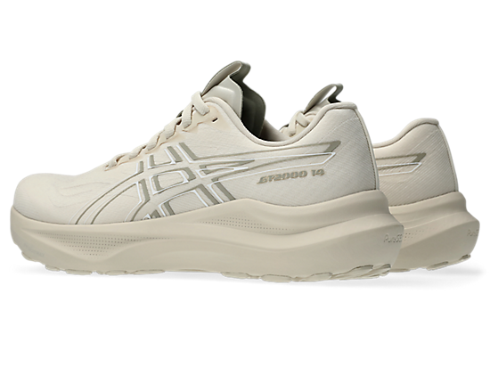 Asics Women's GT-2000 14 Running Shoes in Oatmeal/White