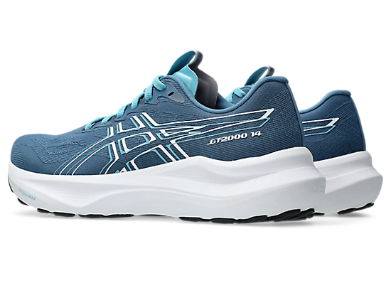 Asics Women's GT-2000 14 Running Shoes in Winter Sea/White