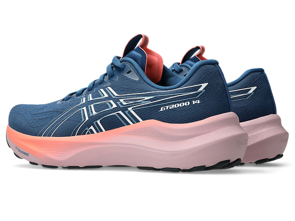 Asics Women's GT-2000 14 Running Shoes in Twilight Blue/White