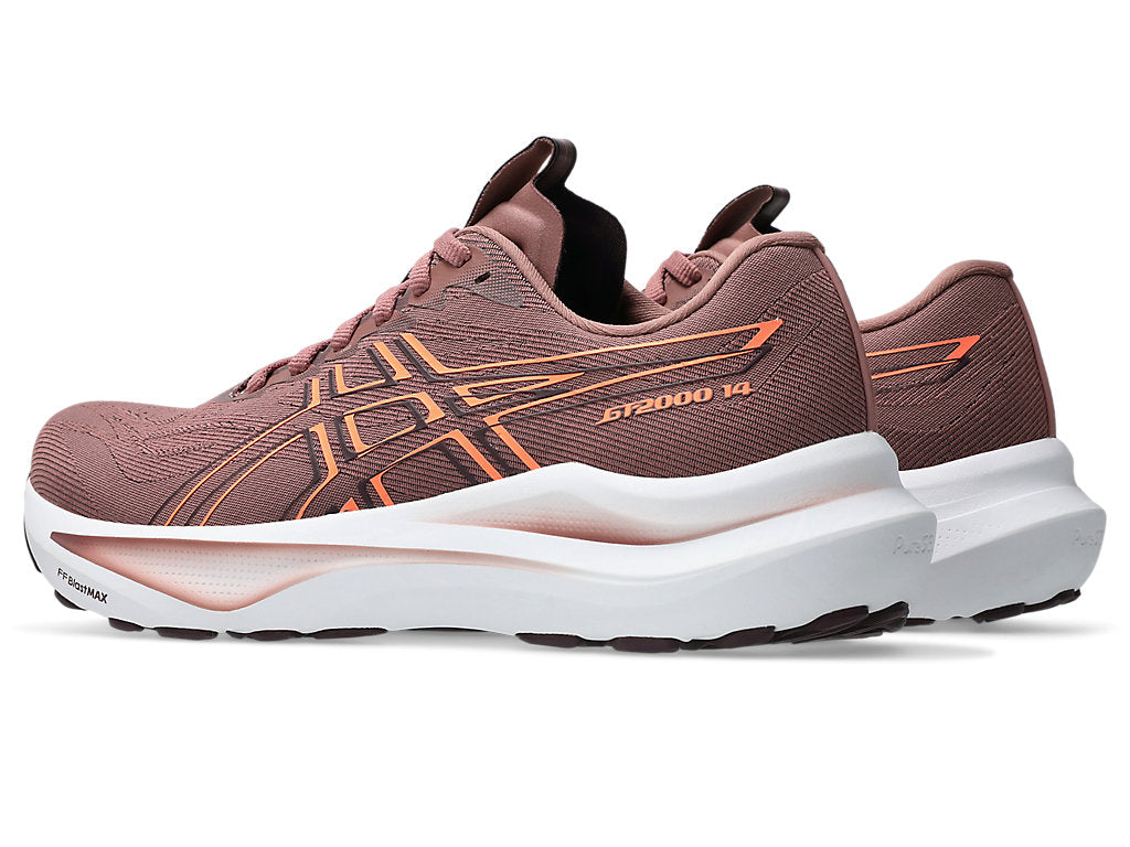 Asics Women's GT-2000 14 Running Shoes in Rubble Red/Vivid Coral