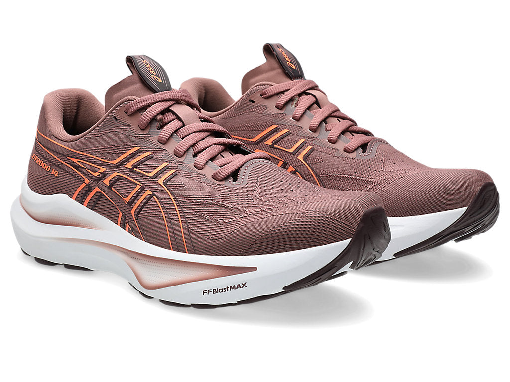 Asics Women's GT-2000 14 Running Shoes in Rubble Red/Vivid Coral