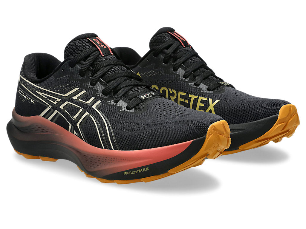 Asics Women's GT-2000 14 GTX Running Shoes in Black/Vanilla