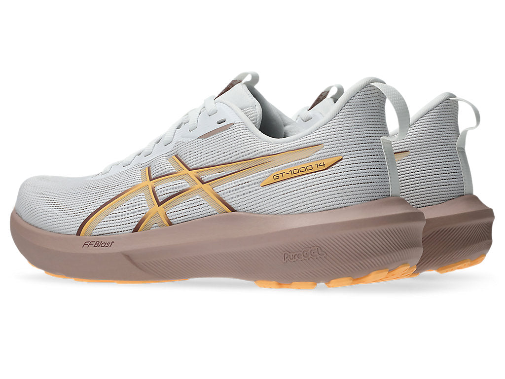 Asics Women's GT-1000 14 Running Shoes in White/Rubble Red