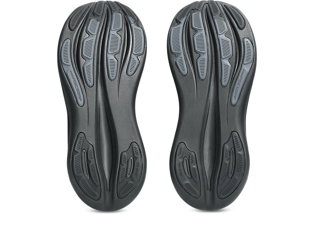 Asics Women's GEL-NIMBUS 28 Running Shoes in Black/Graphite Grey