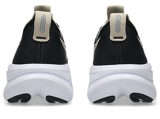 Asics Women's GEL-NIMBUS 28 Running Shoes in Black/Feather Grey