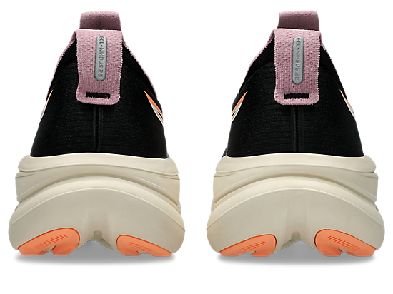 Asics Women's GEL-NIMBUS 28 Running Shoes in Black/Taro Purple