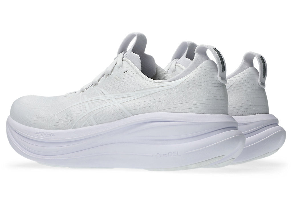 Asics Women's GEL-NIMBUS 28 Running Shoes in White/White