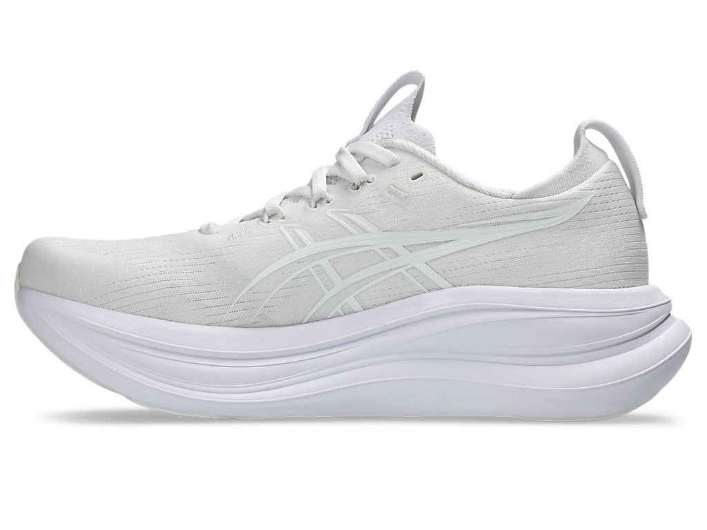Asics Women's GEL-NIMBUS 28 Running Shoes in White/White