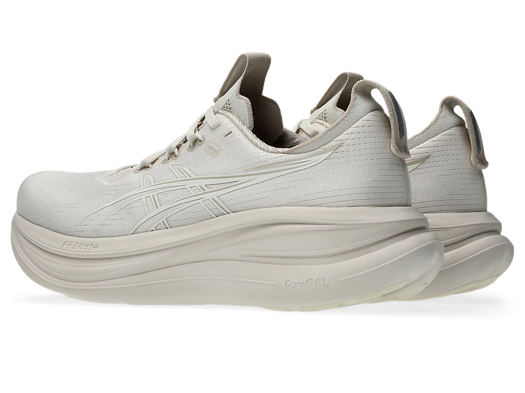 Asics Women's GEL-NIMBUS 28 Running Shoes in Soft Oat/Cream