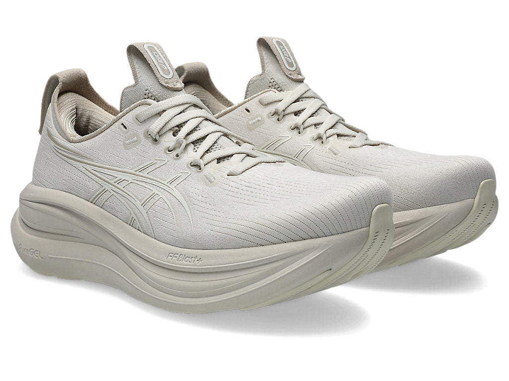 Asics Women's GEL-NIMBUS 28 Running Shoes in Soft Oat/Cream