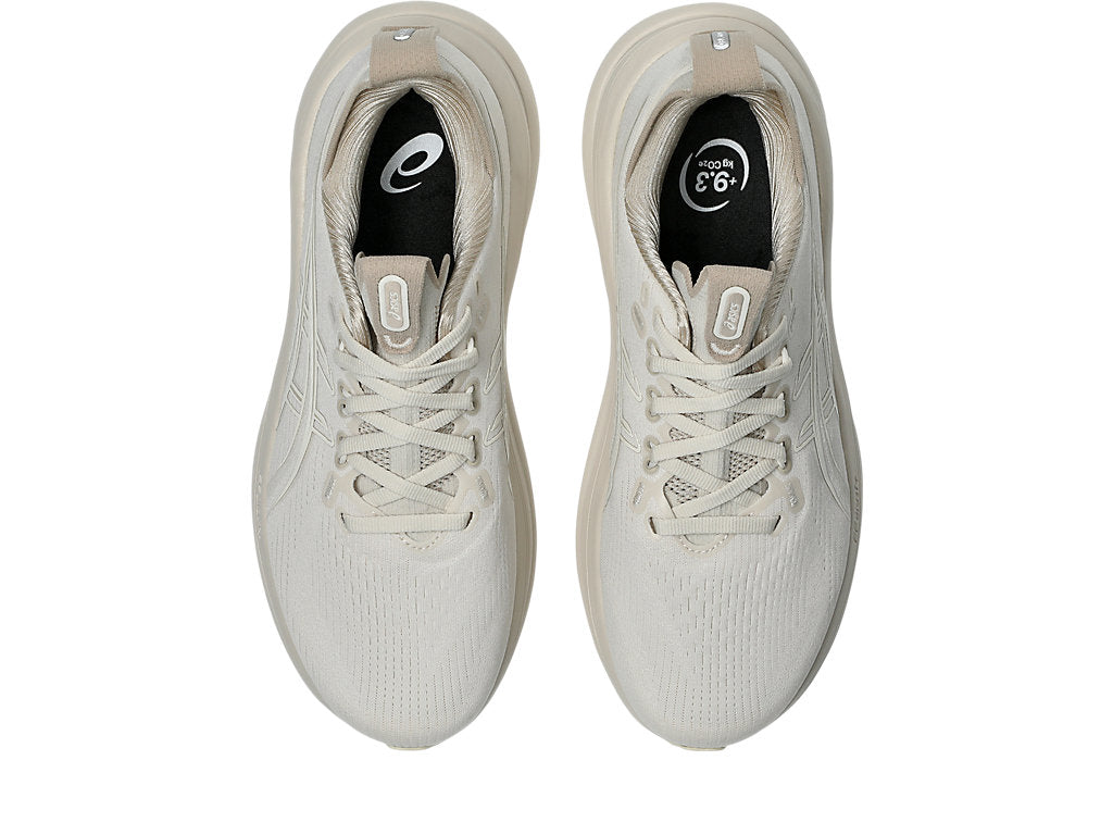 Asics Women's GEL-NIMBUS 28 Running Shoes in Soft Oat/Cream