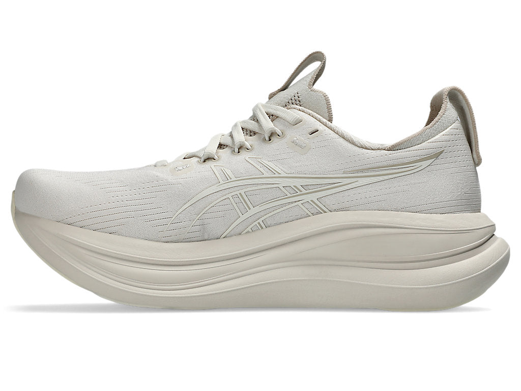 Asics Women's GEL-NIMBUS 28 Running Shoes in Soft Oat/Cream
