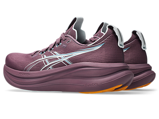 Asics Women's GEL-NIMBUS 28 Running Shoes in Velvet Purple/Arctic Blue