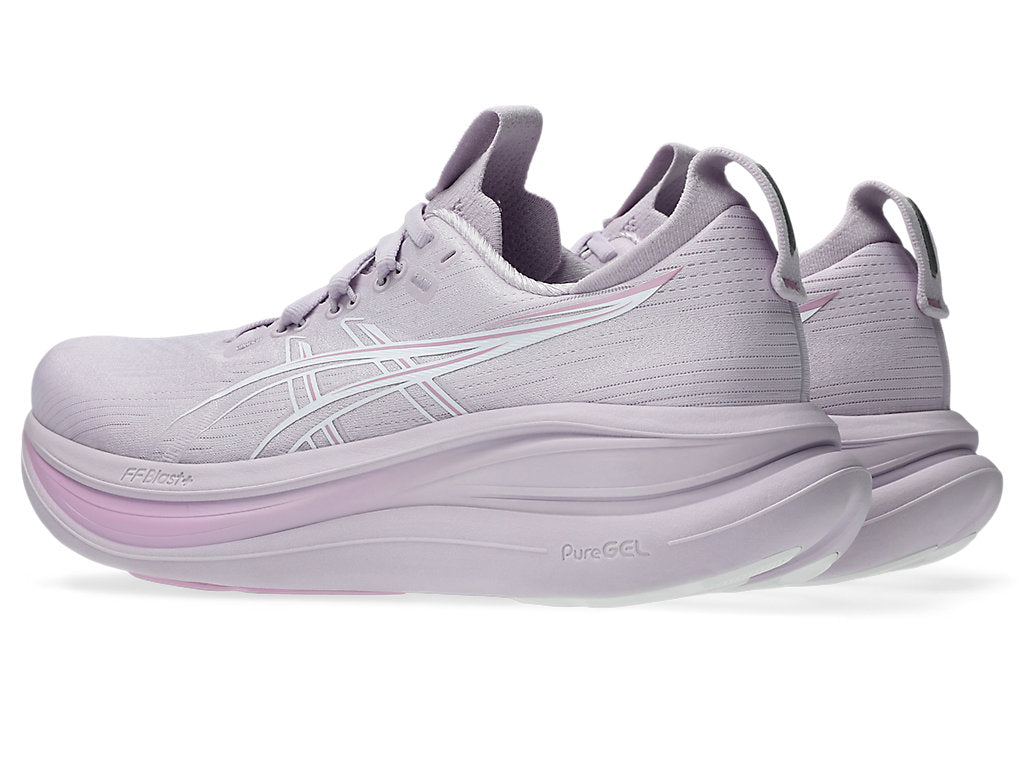 Asics Women's GEL-NIMBUS 28 Running Shoes in Dahlia/White