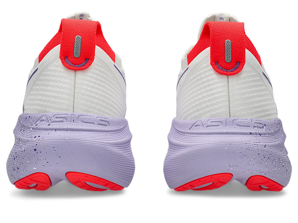 Asics Women's GEL-NIMBUS 27 TOKYO Running Shoes in Cream/Edo Purple