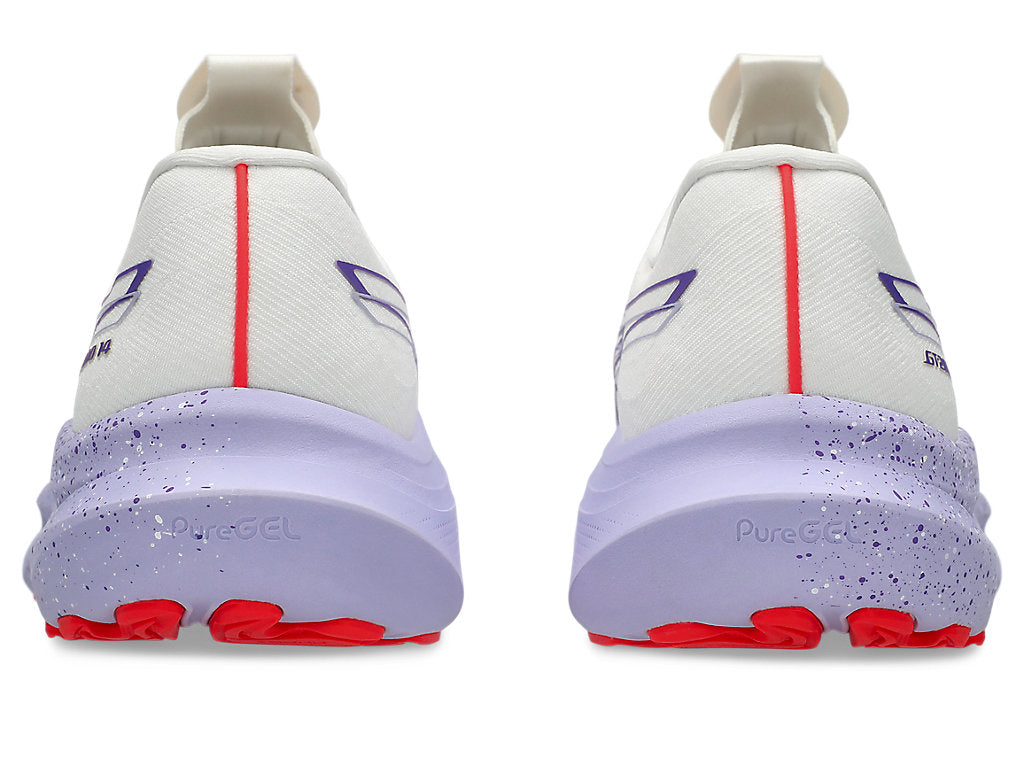 Asics Women's GT-2000 14 TOKYO Running Shoes in Cream/Edo Purple