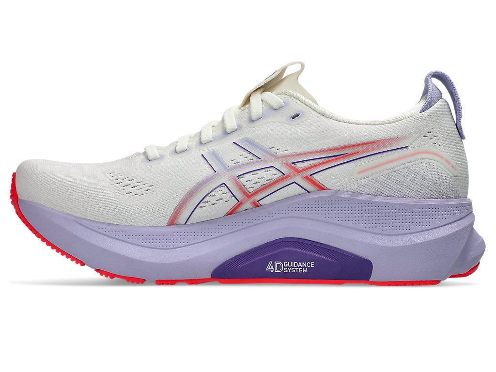 Asics Women's GEL-KAYANO 32 TOKYO Running Shoes in Cream/Edo Purple