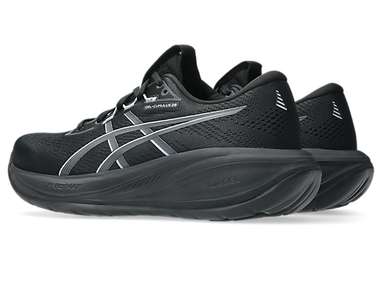 Asics Women's GEL-CUMULUS 28 Running Shoes in Black/Carrier Grey