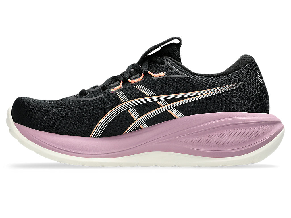 Asics Women's GEL-CUMULUS 28 Running Shoes in Black/Taro Purple