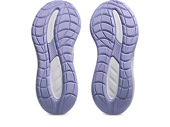 Asics Women's GEL-CUMULUS 28 Running Shoes in White/Bluebell