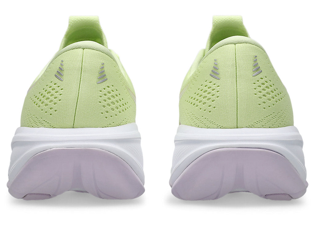 Asics Women's GEL-CUMULUS 28 Running Shoes in Glow Green/Hazy Lilac