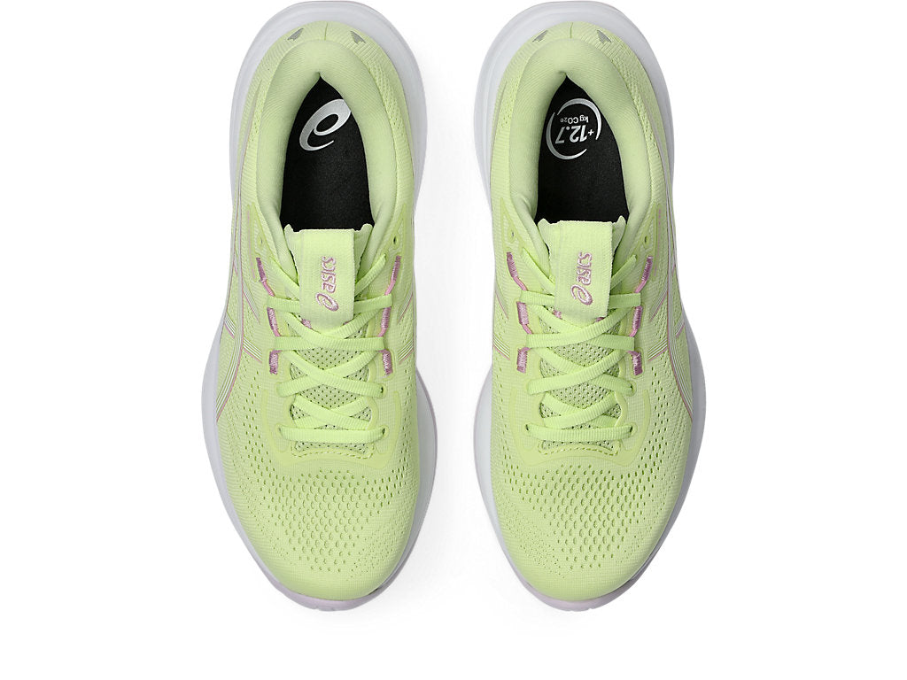 Asics Women's GEL-CUMULUS 28 Running Shoes in Glow Green/Hazy Lilac