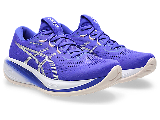 Asics Women's GEL-CUMULUS 28 Running Shoes in Cobalt Burst/Ivory