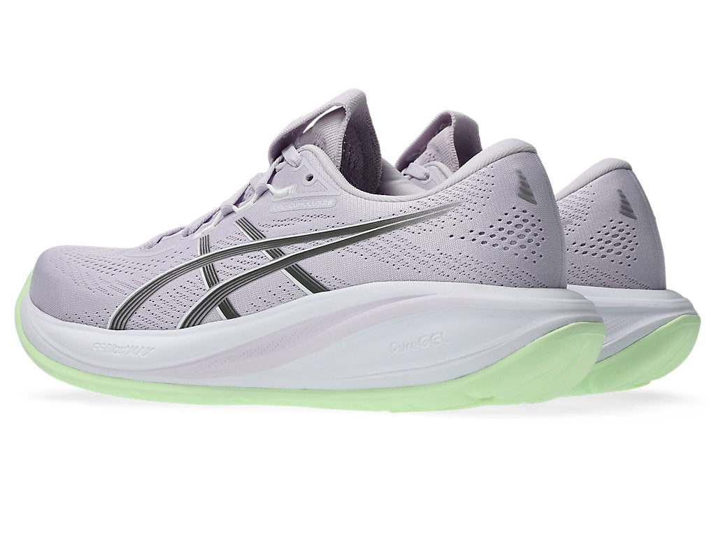 Asics Women's GEL-CUMULUS 28 Wide (D) Running Shoes in Dahlia/Illuminate Yellow