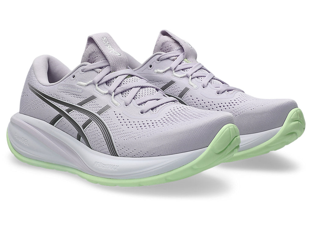 Asics Women's GEL-CUMULUS 28 Wide (D) Running Shoes in Dahlia/Illuminate Yellow
