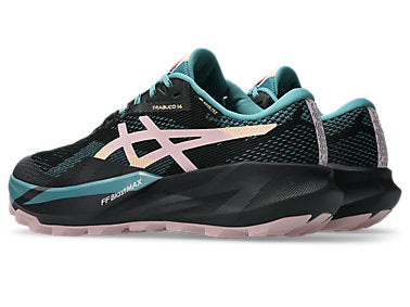 Asics Women's TRABUCO 14 GTX Running Shoes in Black/Morganite