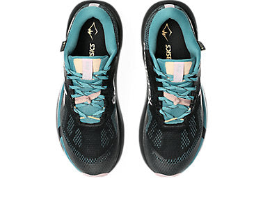 Asics Women's TRABUCO 14 GTX Running Shoes in Black/Morganite