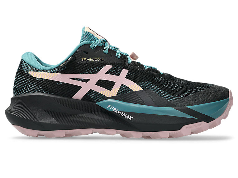 Asics Women's TRABUCO 14 GTX Running Shoes in Black/Morganite
