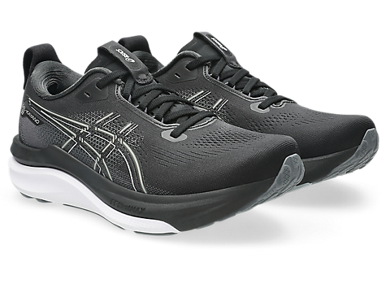 Asics Women's GEL-KAYANO 33 Running Shoes in Black/White