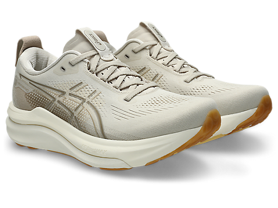 Asics Women's GEL-KAYANO 33 Running Shoes in Oatmeal/Cream