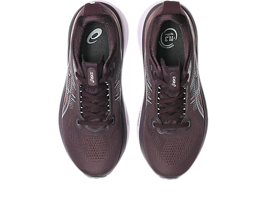 Asics Women's GEL-KAYANO 33 Running Shoes in Dark Aubergine/Dahlia