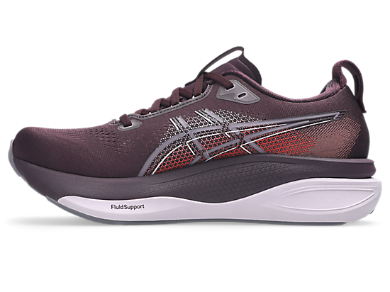 Asics Women's GEL-KAYANO 33 Running Shoes in Dark Aubergine/Dahlia