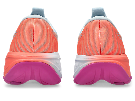 Asics Women's GEL-CUMULUS 28 Running Shoes in Sky/Sun Coral