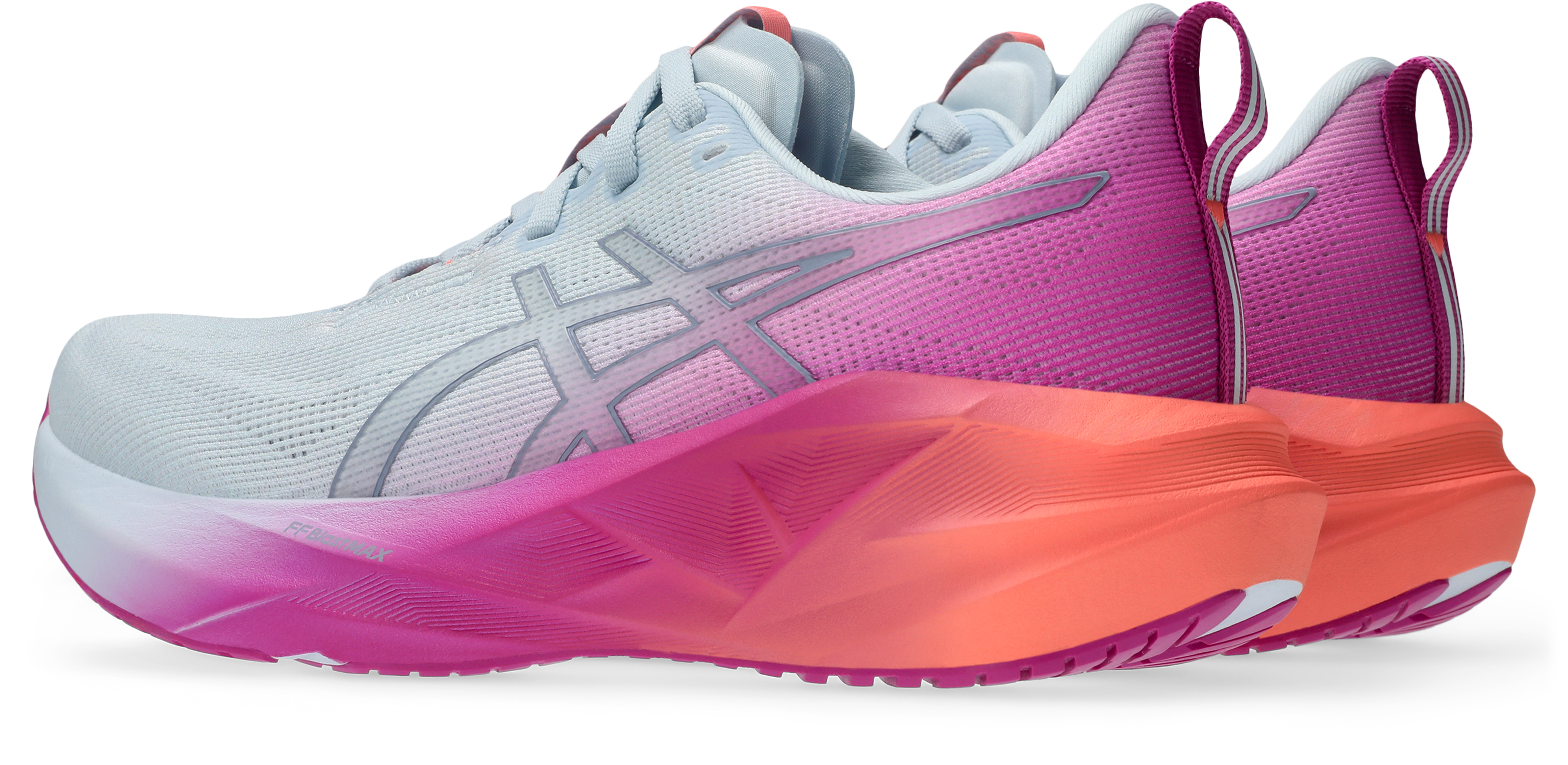 Asics Women's NOVABLAST 5 Running Shoes in Sky/Digital Sakura