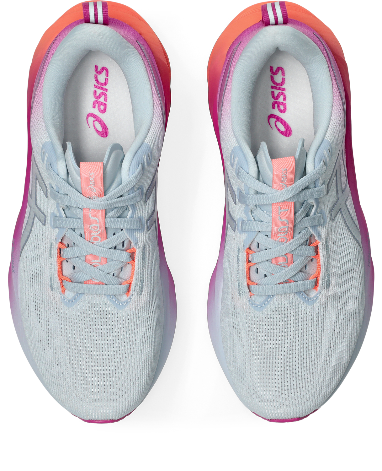 Asics Women's NOVABLAST 5 Running Shoes in Sky/Digital Sakura