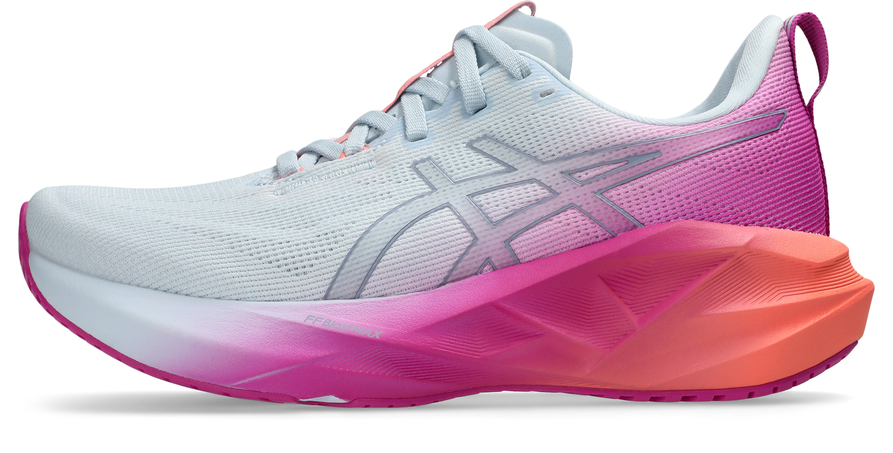 Asics Women's NOVABLAST 5 Running Shoes in Sky/Digital Sakura