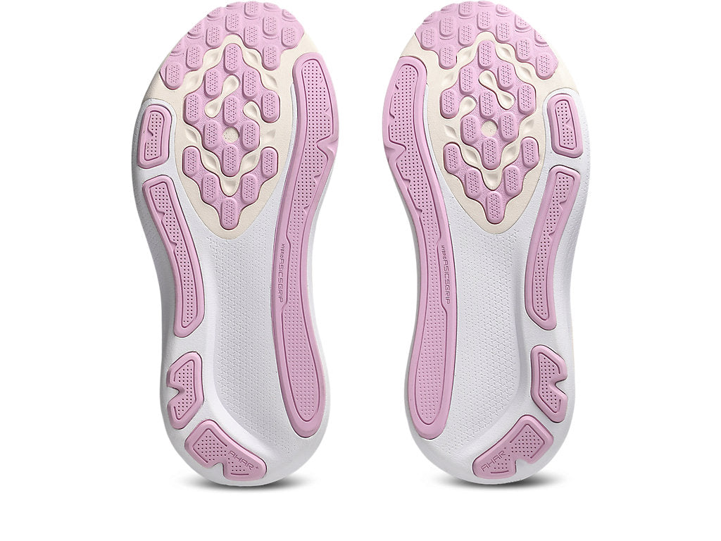 Asics Women's GEL-KAYANO 33 Wide (D) Running Shoes in White/Hazy Lilac