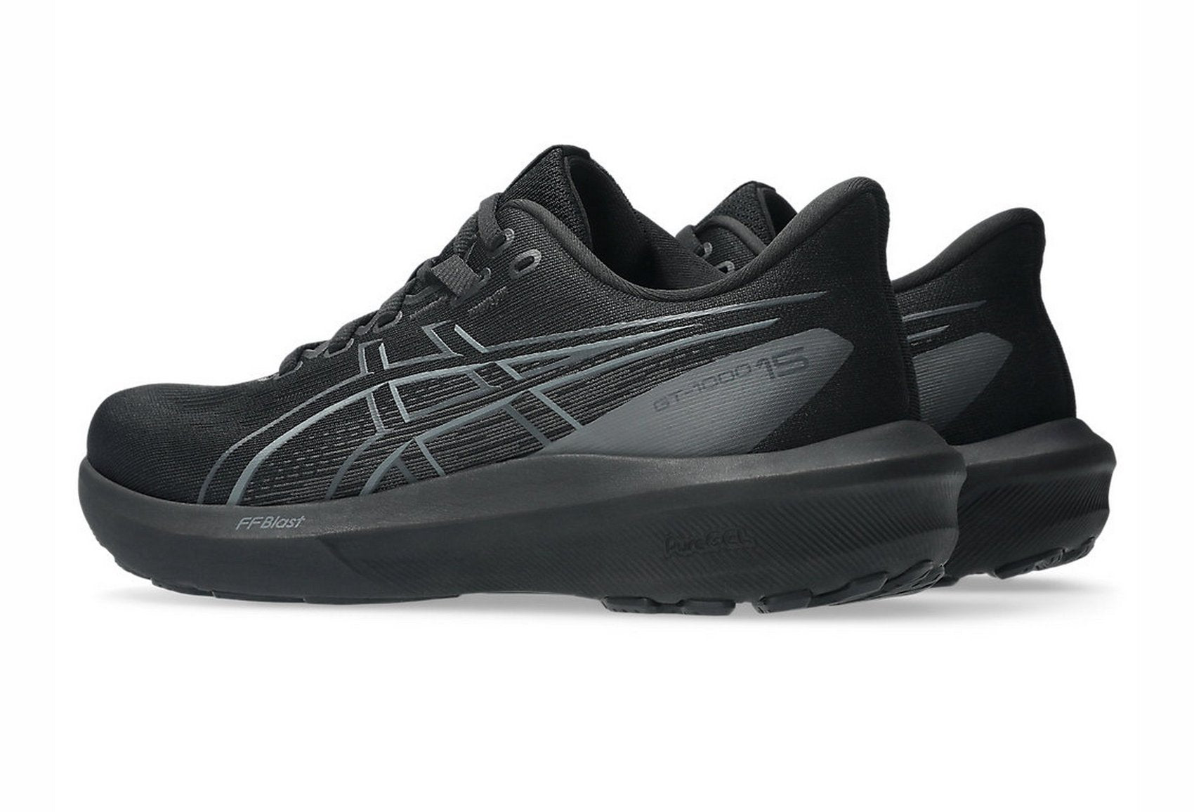 Asics Women's GT-1000 15 Running Shoes in Black/Black