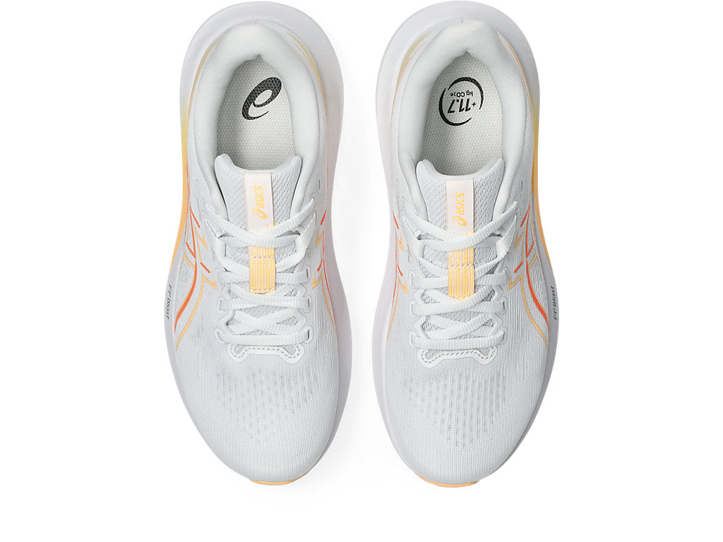 Asics Women's GT-1000 15 Running Shoes in White/Vivid Coral