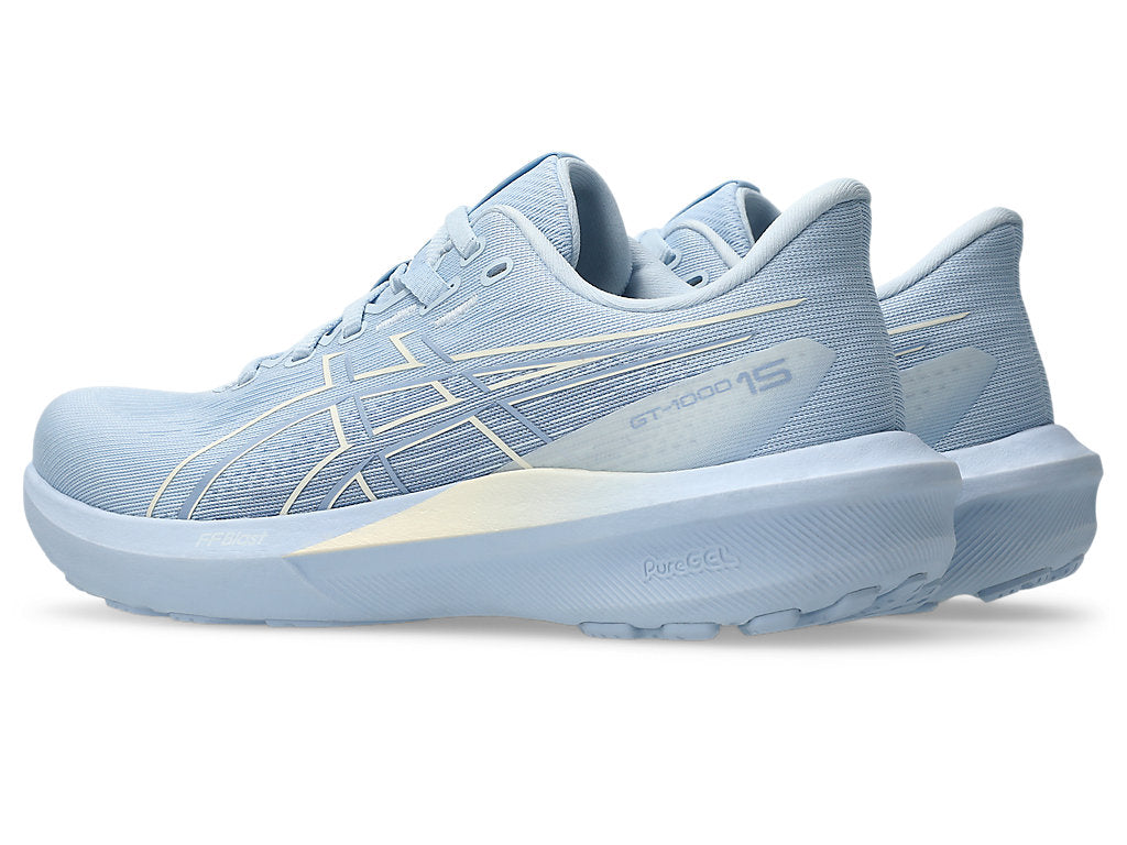 Asics Women's GT-1000 15 Running Shoes in Solid Air/Cream