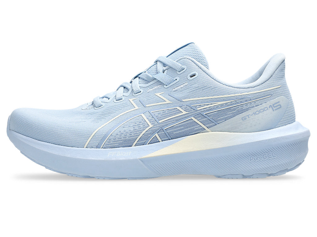 Asics Women's GT-1000 15 Running Shoes in Solid Air/Cream