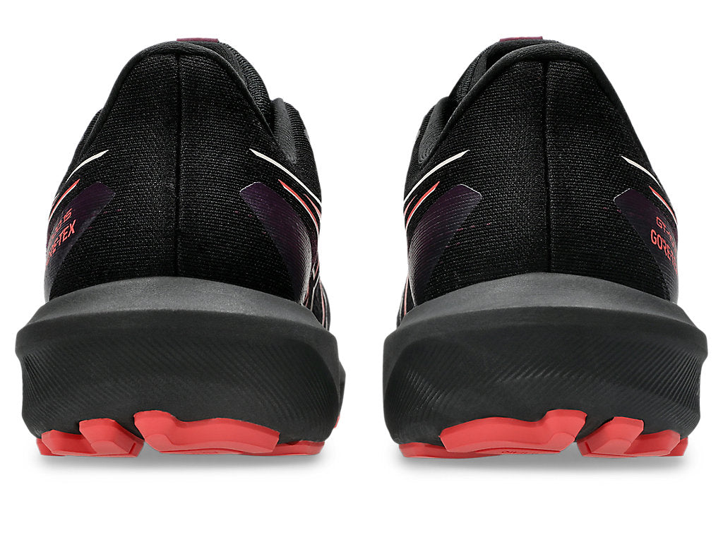 Asics Women's GT-1000 15 GTX Running Shoes in Black/Dark Aubergine